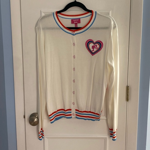 Modcloth | Sweaters | Mod Cloth X Barbie Cardigan | Poshmark